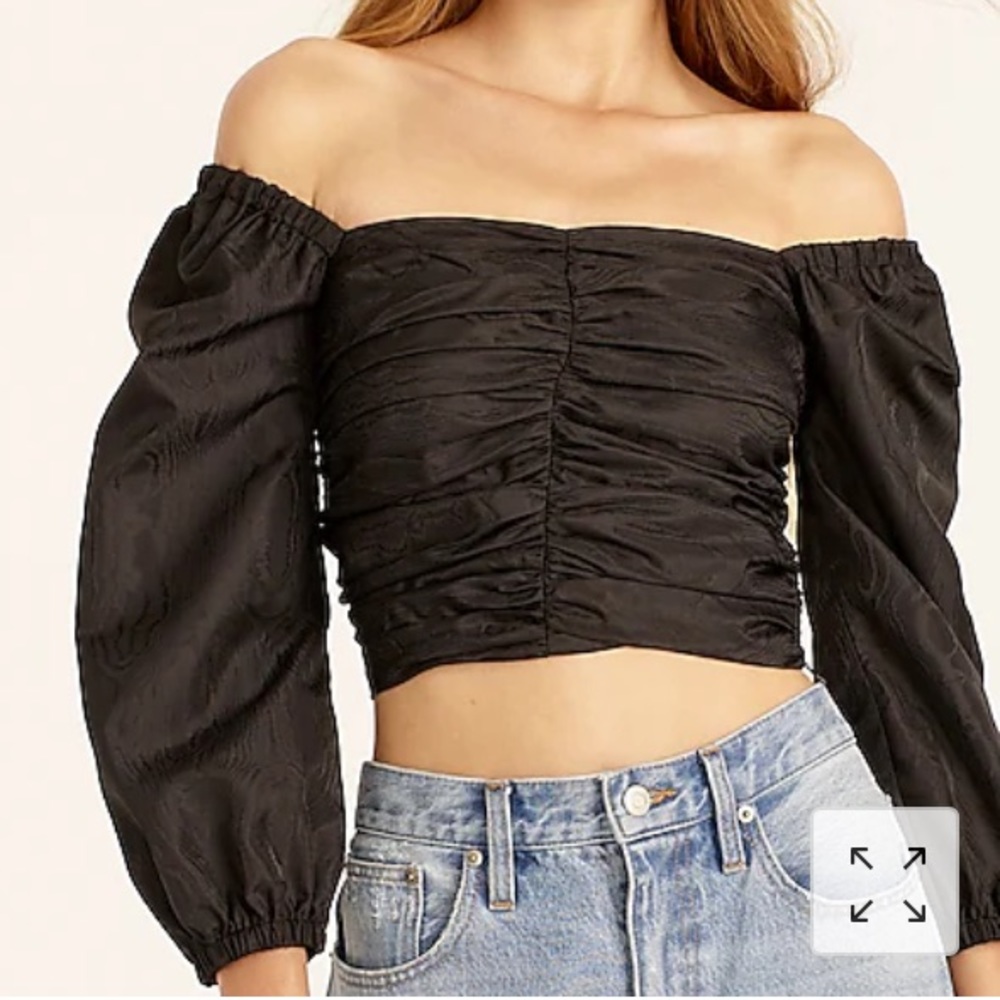 Black Jcrew crop top
